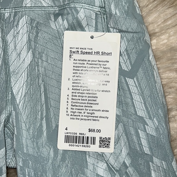 Lululemon Women Swift Speed HR Short 8” - Picture 8 of 9